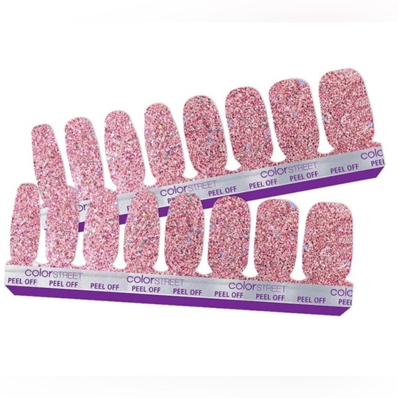 *Retired* Color Street: Glitterally Can’t (Petite) | Pink Barbie Glitter Sparkle - Picture 10 of 11